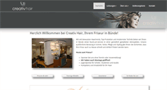 Desktop Screenshot of creativhair.de