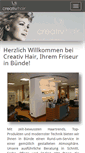 Mobile Screenshot of creativhair.de